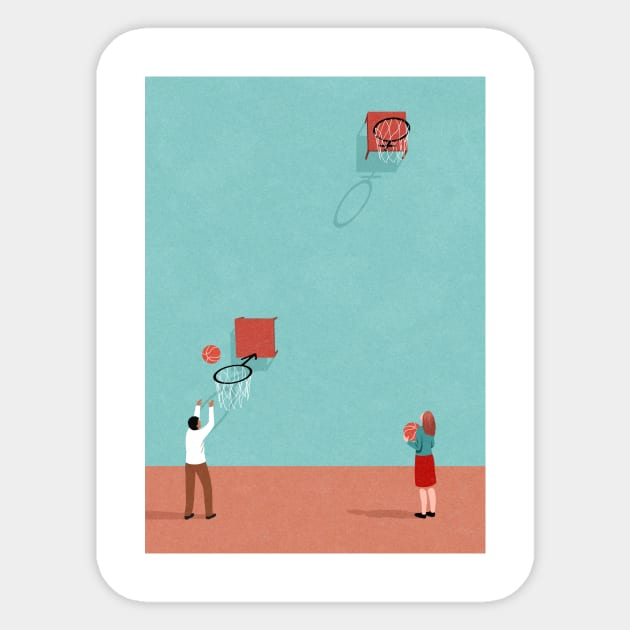 Gender Basketball Sticker by John Holcroft